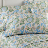 Shavel 100% Polyester Luxury Seersucker Hampton Floral Sheet Set With Matching Pillowcases Multi