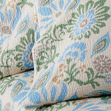 Shavel 100% Polyester Luxury Seersucker Hampton Floral Sheet Set With Matching Pillowcases Multi