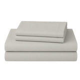 RT Designers Collection 300 TC 100% Organic Cotton Lightweight Solid Sheet Set Silver