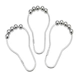 Carnation Home Fashions "Roller" Shower Curtain Hooks - 3x3"