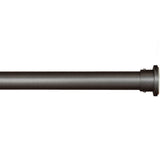 Versailles Indoor/Outdoor Stainless Steel Heavy Duty Curtain Tension Rod for Windows Graphite