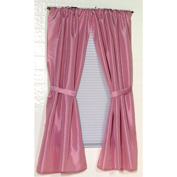 Carnation Home Fashions "Lauren" Diamond-Piqued, 100% Polyester Window Curtain -