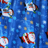 Plazatex MicroPlush Santa Snowman Printed Holiday Throw Blanket - 50x60", Multi