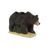 Saturday Knight Ltd Timberline High Quality Easily Fit And Everyday Use Toothbrush Holder - 3.74x2.44x5.84", Earthtones