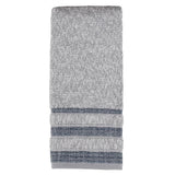 SKL Home Cubes Modern Look Woven Textured Stripes Bath Towel - 27 x 50", Navy