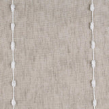 Saturday Knight Ltd Davidson Sheer Faux Linen Fabric Bath Shower Curtain - 70x72"