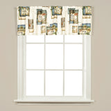 SKL Home Saturday Knight Ltd Nature's Hope Flowers And Butterflies Printed 24" Tier Pair Window Curtains - Multi