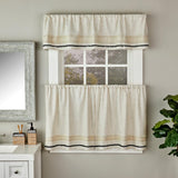 SKL Home Subtle Stripe Valance - 56x13", Linen