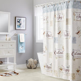 Saturday Knight Ltd New Hope Nature Scenes Fabric Bath Shower Curtain - 70x72", Multi