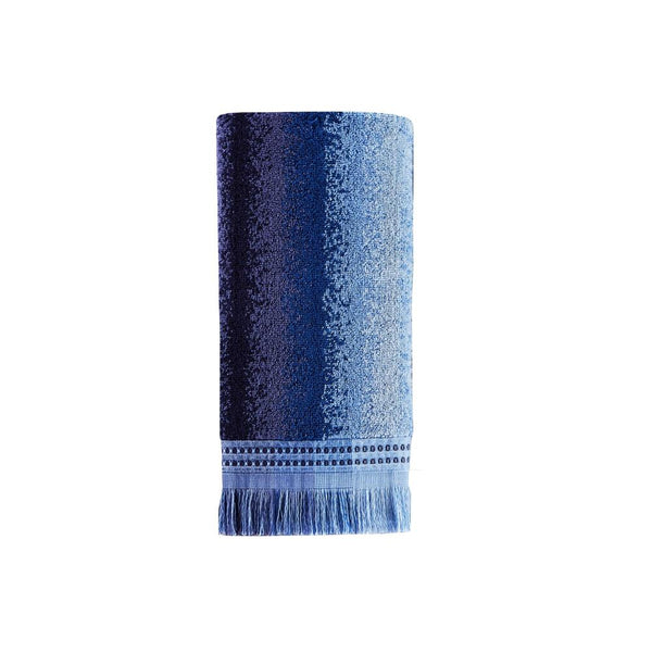 Saturday Knight Ltd Eckhart Stripe Woven Jacquard Bath Hand Towel Set - 2 Piece
