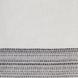 Saturday Knight Ltd Geo Striped Ombre Dash Jacquard Pattern Bath Towel - 27x50", White