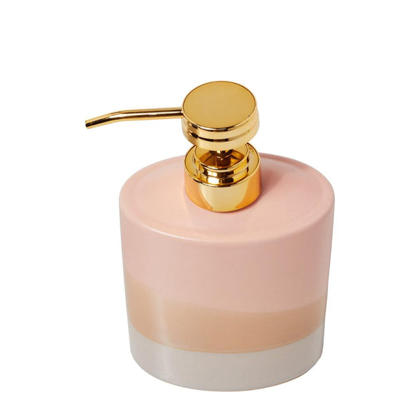 Saturday Knight Ltd Alanya Blush And Nautral Bath Lotion Pump Dispenser - 6.47x2