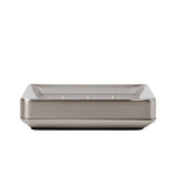 Saturday Knight Ltd Roche Sturdy Iron Construction Bath Soap Dish - 1.24x3.76x5.2", Nickel