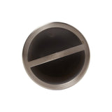 Saturday Knight Ltd Roche Sturdy Iron Bath Toothbrush Holder - 4.22x3.21x3.21", Nickel