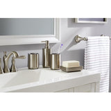 Saturday Knight Ltd Roche Sturdy Iron Bath Lotion Pump Dispenser - 7.74x2.89x2.89", Nickel