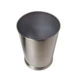 Saturday Knight Ltd Roche Modern Iron Construction Bath Waste Basket - 10.33x7.78x7.78", Nickel