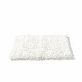 Saturday Knight Ltd Jacobean Trail Shag Effect With Tufts Classic Bath Rug - 20x30", White