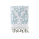 Saturday Knight Ltd Mirage Fringe Reversible And Woven Jacquard Bath Towel - 28x54"