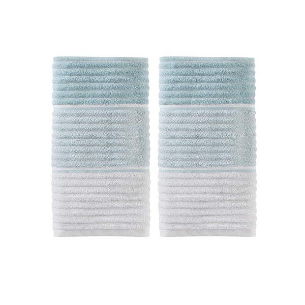 Saturday Knight Ltd Planet Ombre Woven Distinctive Bath Hand Towel Set - 2 Piece