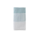 Saturday Knight Ltd Planet Ombre Woven Distinctive Bath Hand Towel Set - 2 Piece - 16x26", Aqua