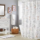 Saturday Knight Ltd Greenhouse Leaves Branches Fabric Bath Shower Curtain - 70x72", Multi