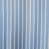 SKL Home Saturday Knight Ltd Seersucker Lightweight Woven Thin White Stripes Fabric Shower Curtain - 70X72"