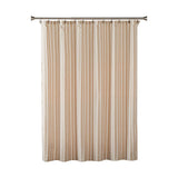 SKL Home Saturday Knight Ltd Seersucker Lightweight Woven Thin White Stripes Fabric Shower Curtain - 70X72"