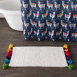 SKL Home Saturday Knight Ltd Rhapsody Vibrant Multicolored Soft And Comfy Trim Tassels Popcorn Weave Rug 20x30
