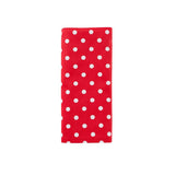 SKL Home Saturday Knight Ltd Yappy Howlidays Red And White Polka Dot Striped Trim Dish Towel Set - 2-Piece - 16x26", Multi