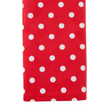 SKL Home Saturday Knight Ltd Yappy Howlidays Red And White Polka Dot Striped Trim Dish Towel Set - 2-Piece - 16x26", Multi