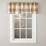SKL Home By Saturday Knight Ltd Grandin Valance - 58X13", Tan/White