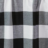 SKL Home By Saturday Knight Ltd Grandin Tier Curtain Pair - White/Black