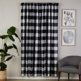 SKL Home By Saturday Knight Ltd Grandin Curtain Panel - White/Black