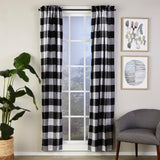 SKL Home By Saturday Knight Ltd Grandin Curtain Panel - White/Black