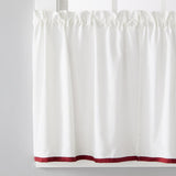 Saturday Knight Ltd Manor Versatile Tailored Window Tier - 2 Piece - 57x24"
