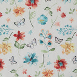 SKL Home Saturday Knight Ltd Floral Dance Cheerful Scatter Print Tier Pair Curtain With Rod Pocket Multi