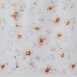 SKL Home Saturday Knight Ltd Blushing Blooms Watercolor Printed Window Tiers Curtain - 2-Piece - Blush