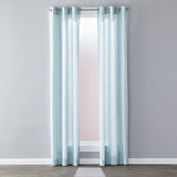 SKL Home Saturday Knight Ltd Salvatore Sophisticated Design And Slub-Weave Fabric SunSafe Window Panel - Sage