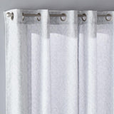 SKL Home Saturday Knight Ltd Salvatore Sophisticated Design And Slub-Weave Fabric SunSafe Window Panel - Dove Gray