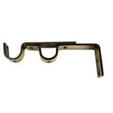 Versailles Double Strong Hold Wall Brackets Projection Pair Antique Brass