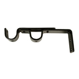 Versailles Double Strong Hold Wall Brackets Projection Pair Black