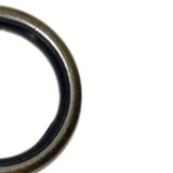 Versailles Clip Rings for 5/8" - 3/4" Rods 7 Pieces for Shower Curtain/Drape Curtains Antique Brass