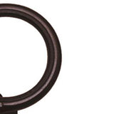Versailles Silent Glide Nylon Lined Clip Rings for 7/8" - 1" Rod 7 Pieces Espresso