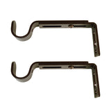 Versailles Single Strong Hold Wall Brackets Projection Pair Espresso
