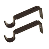 Versailles Single Strong Hold Wall Brackets Projection Pair Espresso