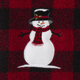 SKL Home Saturday Knight Ltd Woodland Winter Bath Towel - 24x48", Red