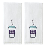 SKL Home Saturday Knight Ltd Mom Fuel Hand Towel - (2-Pack) - 16x25