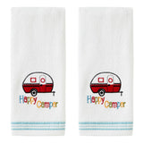 SKL Home Saturday Knight Ltd Retro Camper Hand Towel - (2-Pack) - 16x25