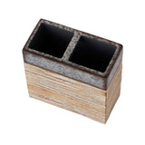 SKL Home Farmhouse Crate Toothbrush Holder - Natural 4.14x2.05x4.28