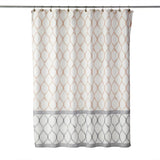 SKL Home Saturday Knight Ltd Dancing Lattice Shower Curtain - 70x72", Multi